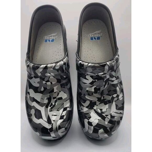 Dansko Womens LT Pro Twisty Patent Leather Clog Size 42 EU 11.5-12‎ US - Picture 1 of 10